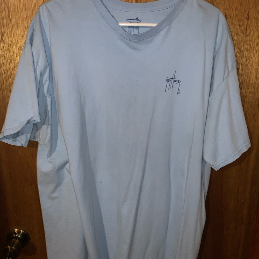 Guy Harvey light blue tshirt